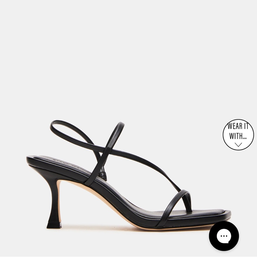 Steve Madden Black Strappy Women's Sandals